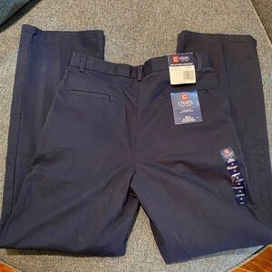 CHAPS👖Size 18 NEW Boys Schoolwear Navy Blue 100% cotton Pants School Uniform